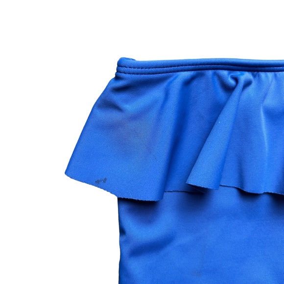 Kortni Jeane royal blue peplum style swimsuit bottoms size 4/5 - Picture 11 of 12